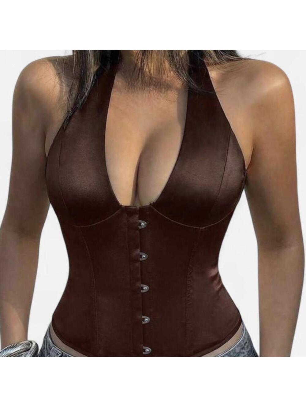 Corset in Brown (X-SMALL)